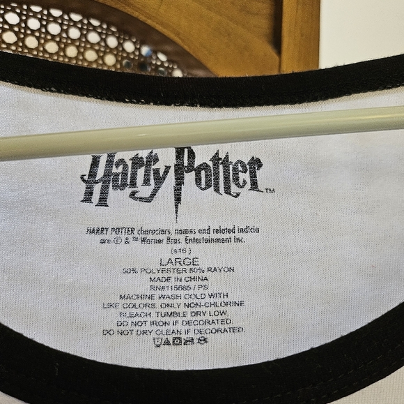 White Large Harry Potter Tee - Picture 2 of 2